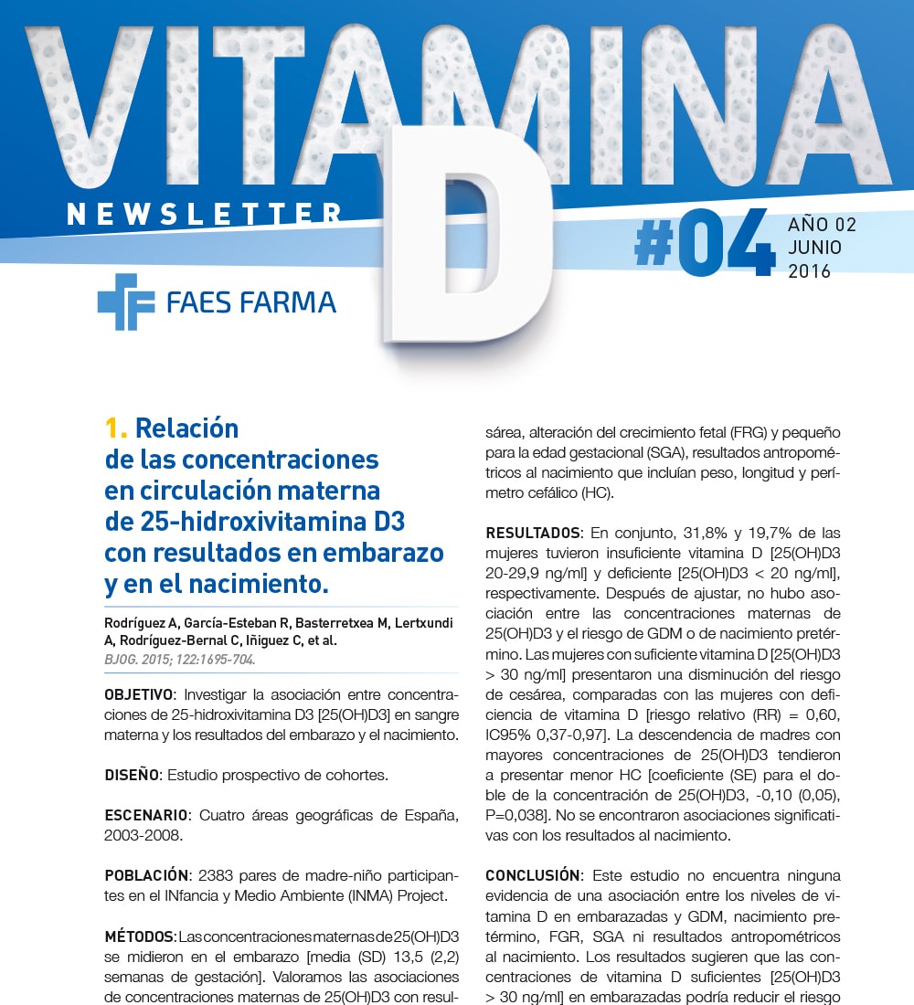 Imagen Newsletter Vitamina D (nº 4)