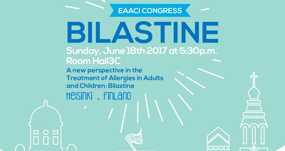 Simposio especial sobre bilastina en el congreso EAACI 2017