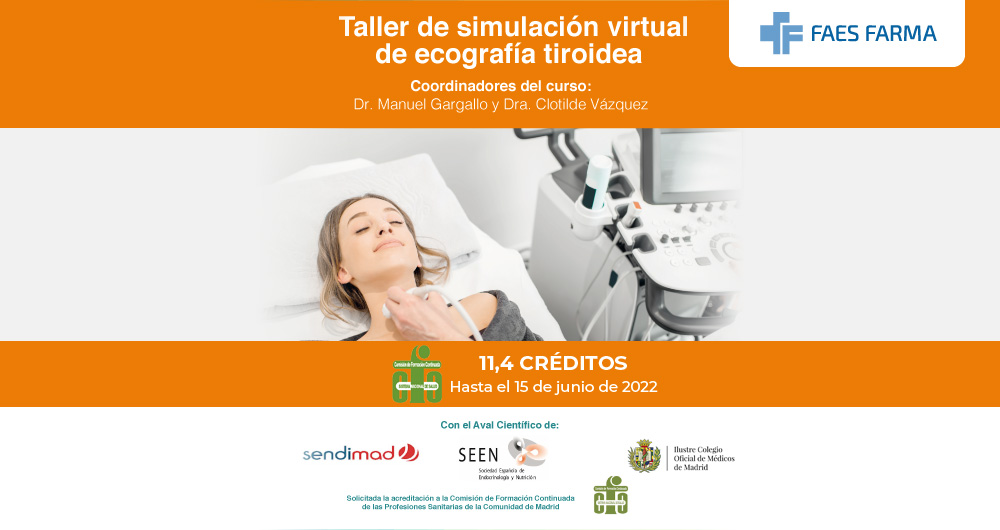 Acreditado con 11,4 créditos el taller de simulación virtual de ecografía tiroidea