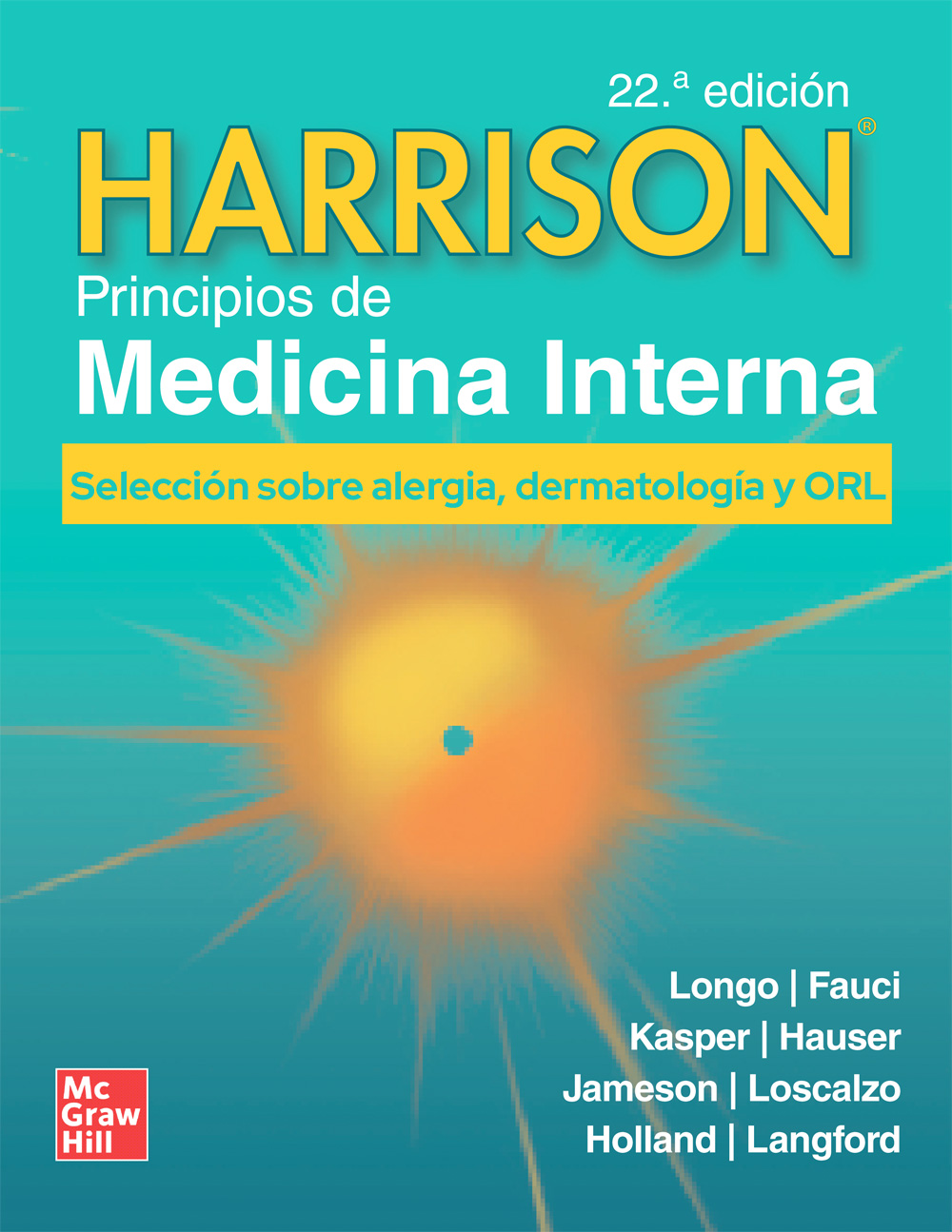 Portada Harrison Medicina Interna 22e alergia, dermatología y ORL